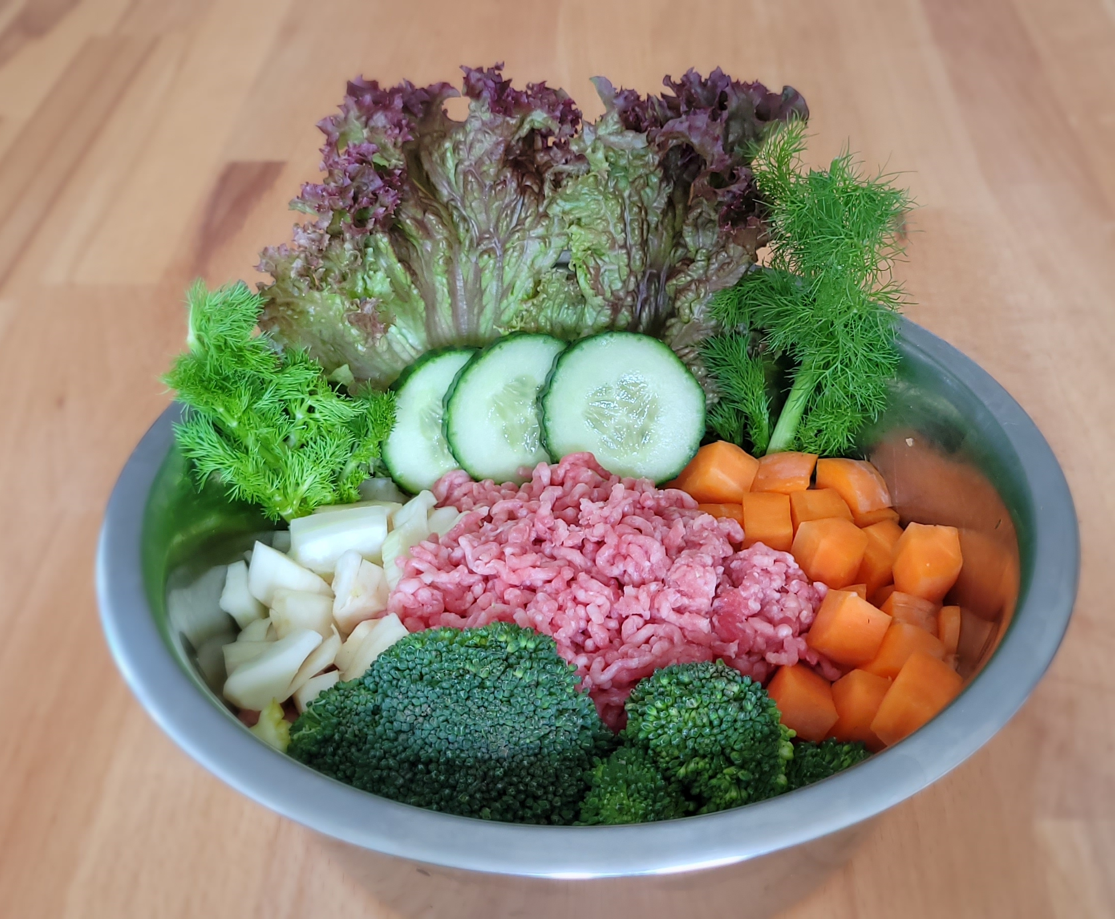 Hundenapf mit Futter